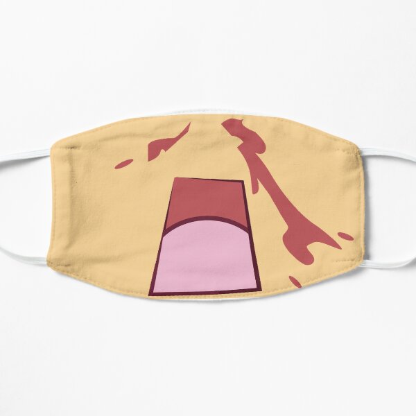 bloody nose anime runny face  Flat Mask