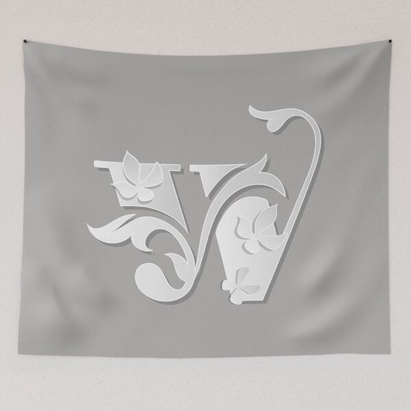 Item preview, Monogram W. Letter W. Calligraphy Art. designed and sold by Elenia Design.