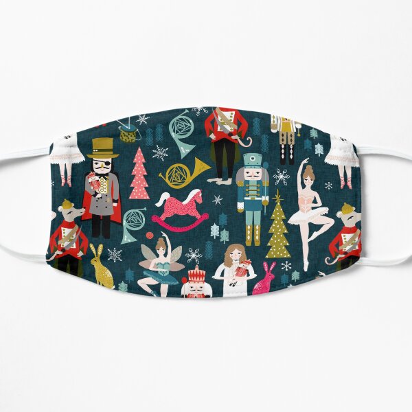 Nutcracker Ballet by Andrea Lauren Flat Mask