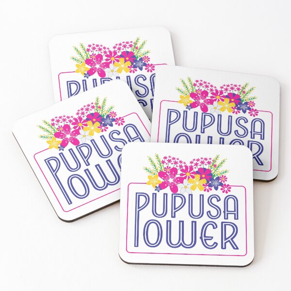 Item preview, Pupusa Power with Flowers designed and sold by Guanaquita.