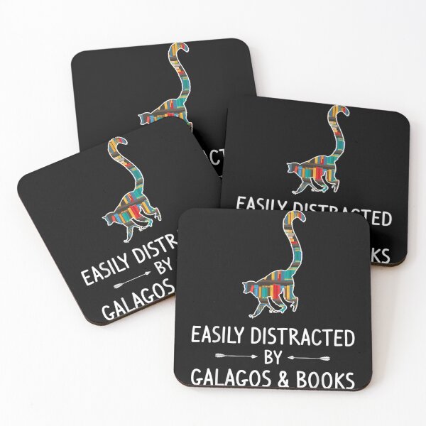 Item preview, Easily Distracted By Lemur Books Lover Gift designed and sold by FelixSchulze.