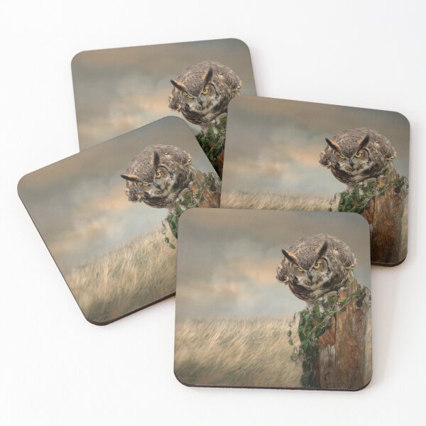 Item preview, Great Horned Owl on the Hunt designed and sold by RockCreek.