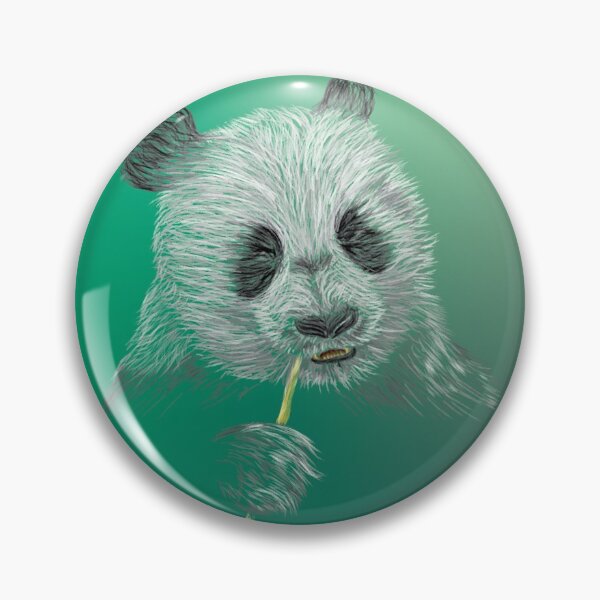 Item preview, Panda Bear chewing on Bamboo designed and sold by Linubidix.