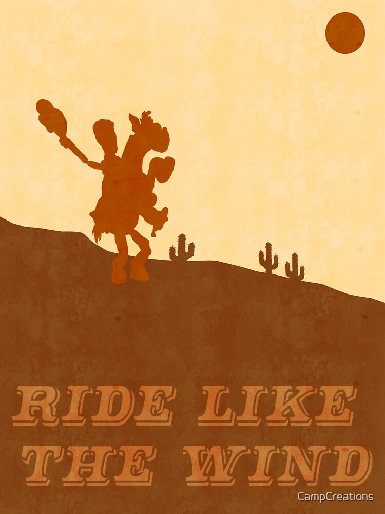"Ride Like The Wind" Tshirt for Sale by CampCreations Redbubble