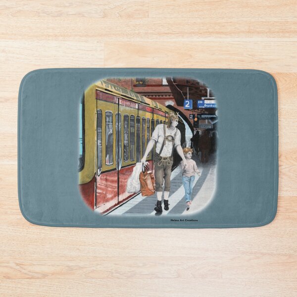 Item preview, Wood Elf Family Train Trip Fantasy Image designed and sold by HelmsArt.