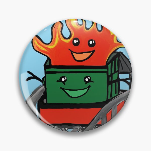 Aperçu de l'œuvre Dumpster Fire Roller Coaster créée et vendue par RubyDanger.