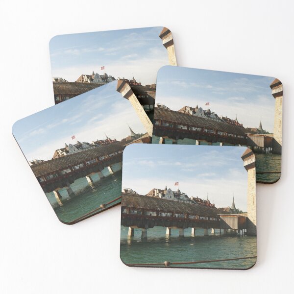 Item preview, Lucerne Chapel Bridge over the river Reuss designed and sold by Zooburbia.