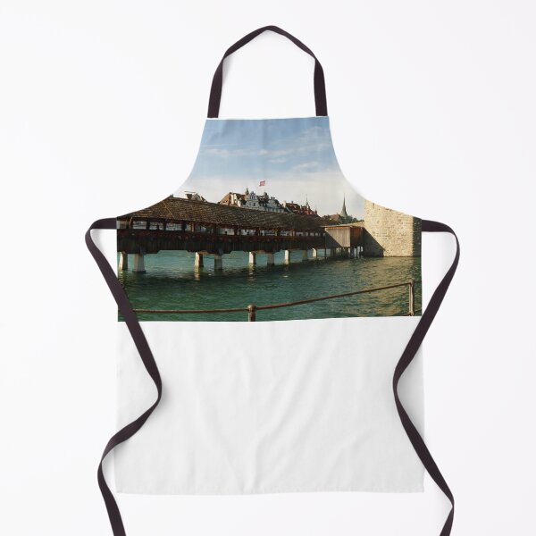 Item preview, Lucerne Chapel Bridge over the river Reuss designed and sold by Zooburbia.