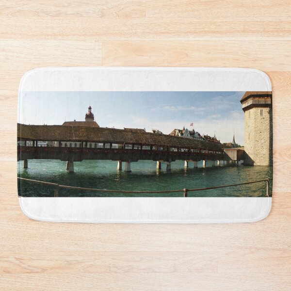 Item preview, Lucerne Chapel Bridge over the river Reuss designed and sold by Zooburbia.
