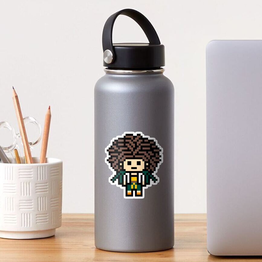 "yasuhiro hagakure pixel art" Sticker by emisha- | Redbubble