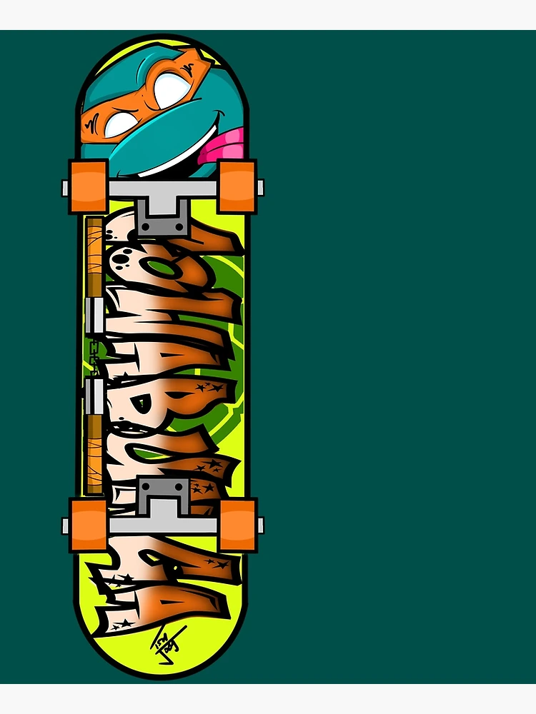 Custom Teenage Mutant Ninja Turtles Michelangelo Skateboard