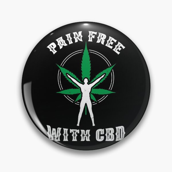 Item preview, Pain Free With CBD | CBD Oil Advocate designed and sold by Dancing Dolphin Crafts.