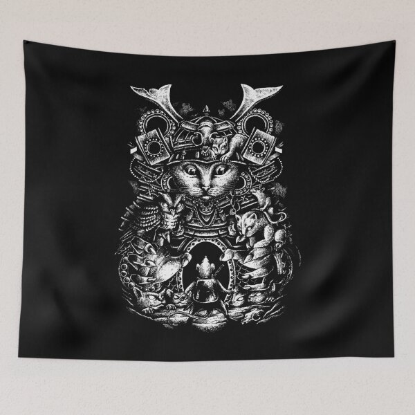 Item preview, Samurai Cat designed and sold by glitchy-gorilla.