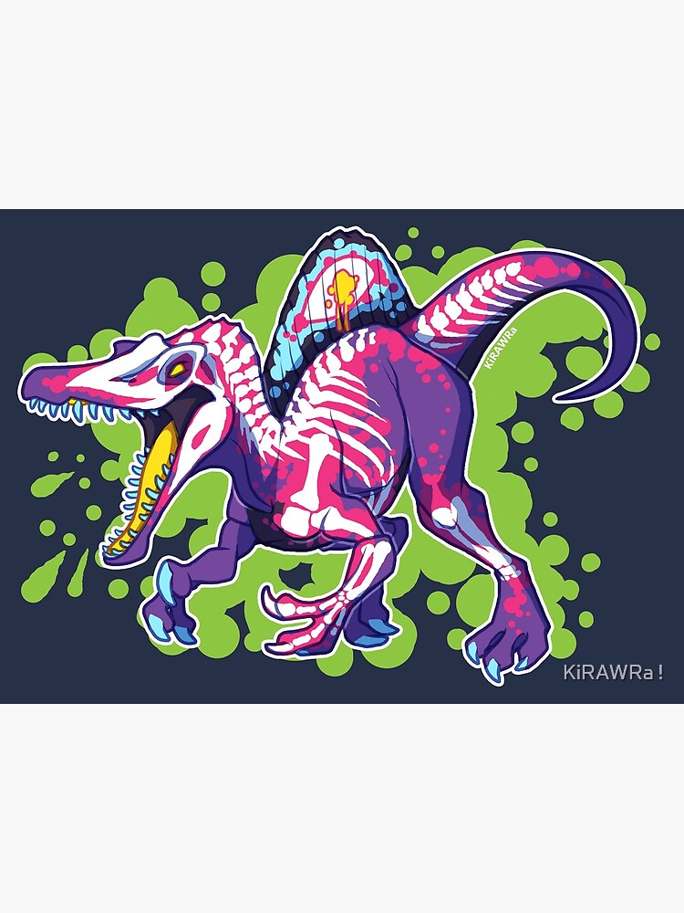 Thumbnail 2 von 2, Galeriedruck, Radioaktiver Spinosaurus designt und verkauft von Kirara.