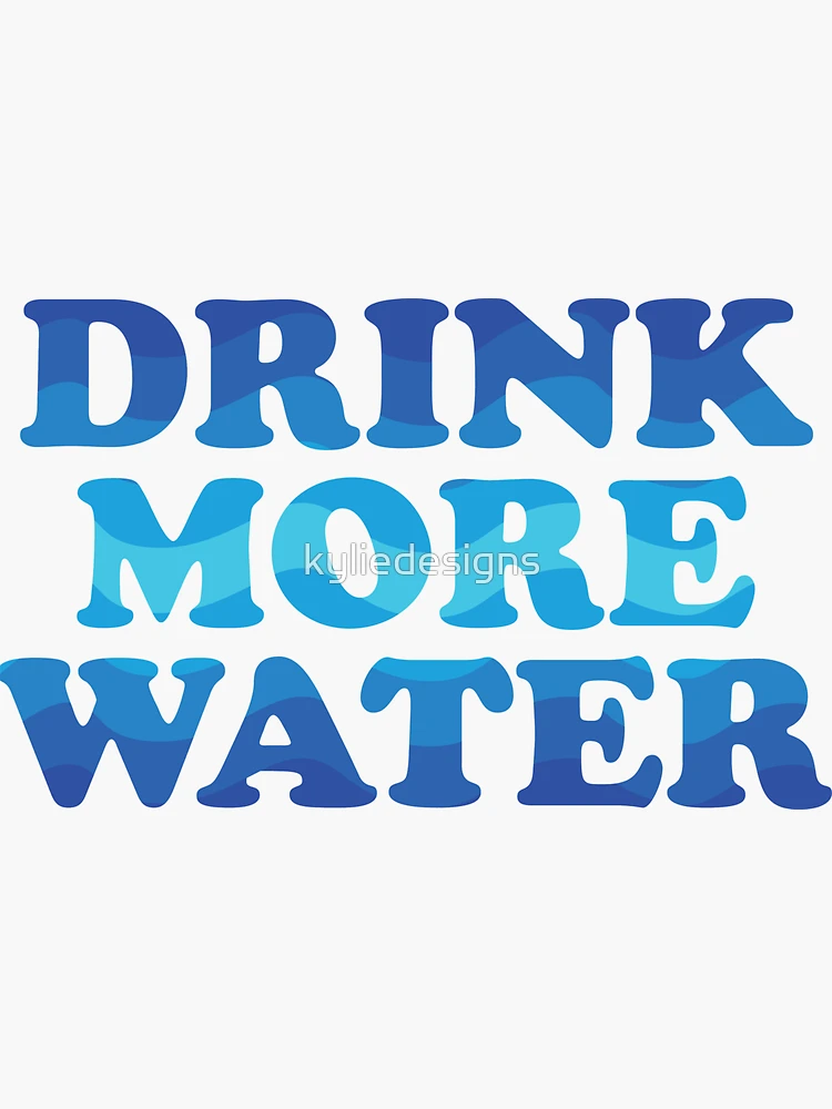Drink More Water Sticker – Robot Dance Battle