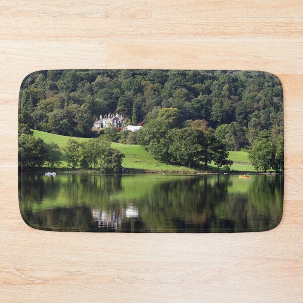 Item preview, Deer Bolts Lodge Reflection - Grasmere Lake designed and sold by Marilyn Harris.