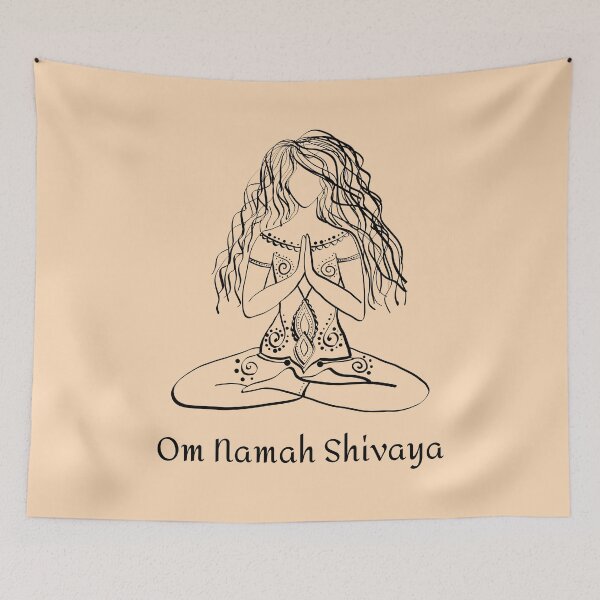 Item preview, Om Namah Shivaya-yoga meditation mantra design designed and sold by goodguy53.