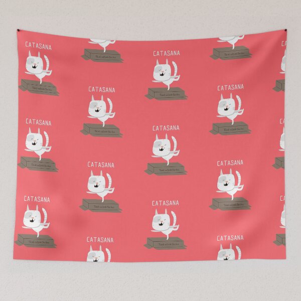 Item preview, Catsana - Yoga Cat that thinks outside of the box designed and sold by sillyaprons.