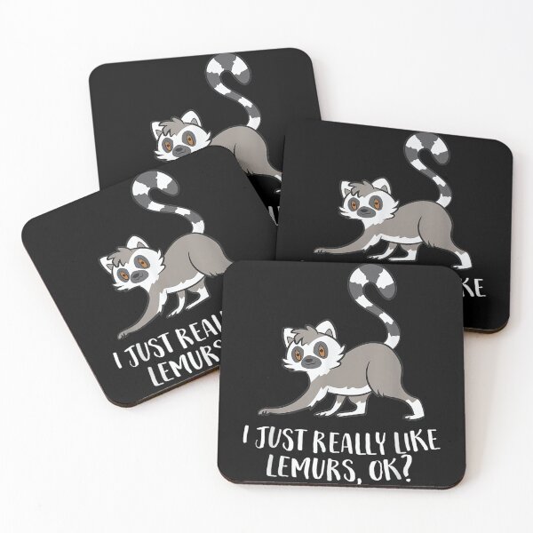 Item preview, I Just Really Like Lemurs Ok Funny Lemur Lover designed and sold by FelixSchulze.