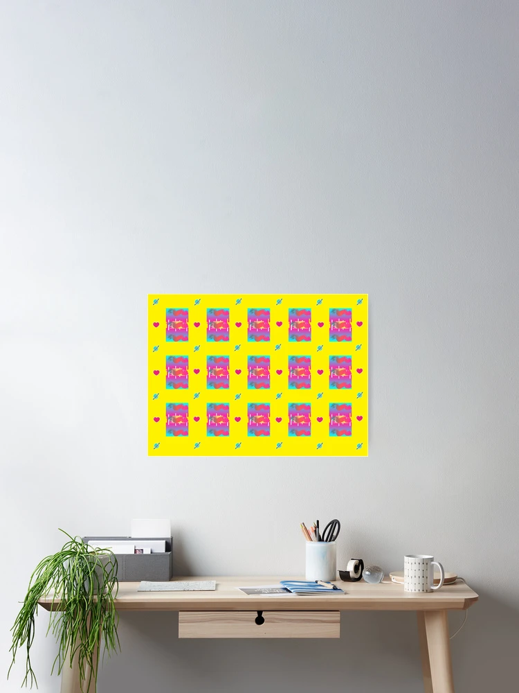 Thumbnail 2 of 3, Poster, Multiple Color Gradient Pattern. designed and sold by Dream Wear.