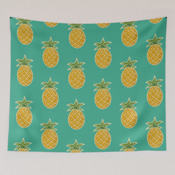 Item preview, Pineapple - Aqua designed and sold by by-lauren.