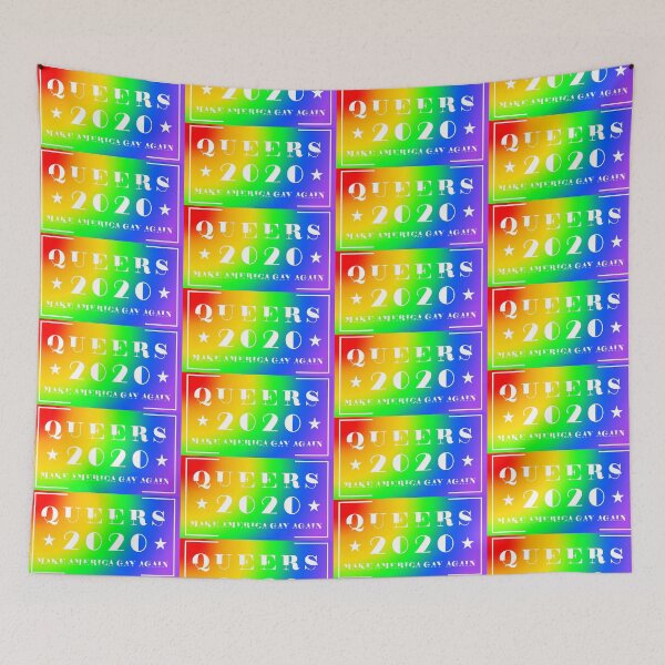 Item preview, Queers 2020, Make America Gay Again designed and sold by PantasticPanic.
