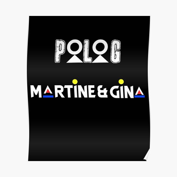 Polo G - Martin & gina Dir. by ColeBennett mask Poster