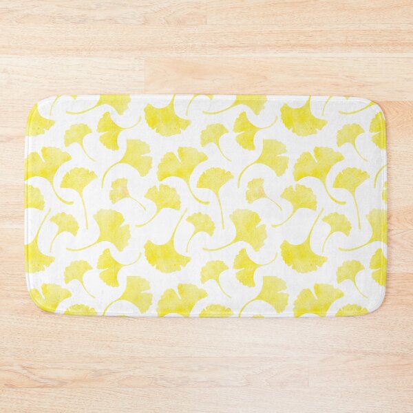 Item preview, Ginkgo Watercolor Leaves Pattern on White designed and sold by brittlouise.