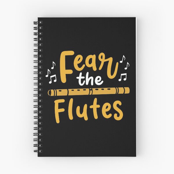 Item preview, Fear the Flutes | Flute Player Flutist designed and sold by Dancing Dolphin Crafts.
