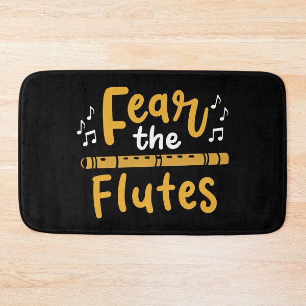 Item preview, Fear the Flutes | Flute Player Flutist designed and sold by Dancing Dolphin Crafts.