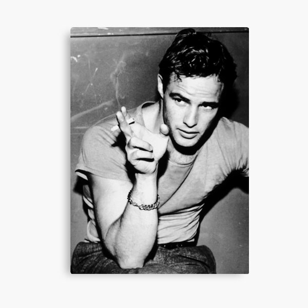 Marlon Brando Vintage Old Hollywood movie star retro Canvas Print