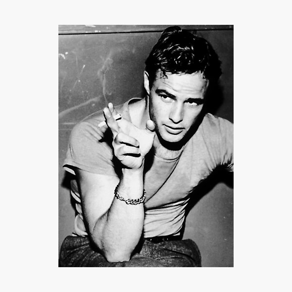 Item preview, Marlon Brando Vintage Old Hollywood movie star retro designed and sold by Urbanbestie.