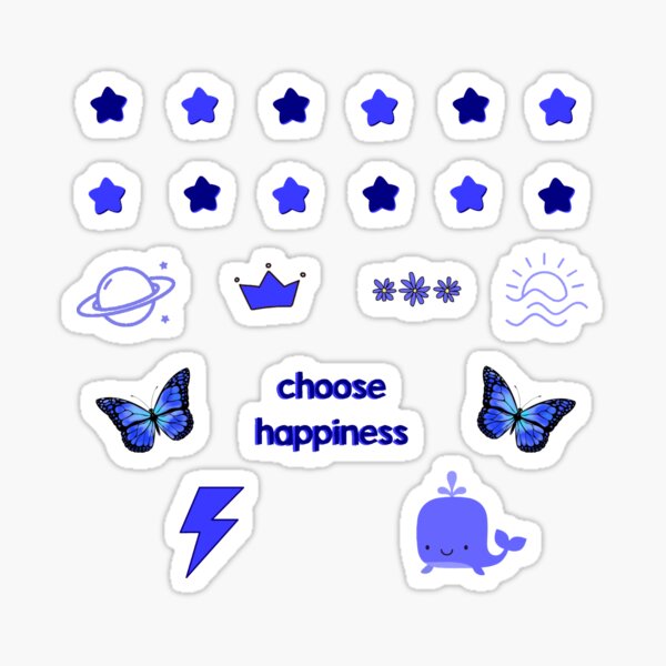 "navy blue sticker pack" Sticker for Sale by ataylor16 Redbubble