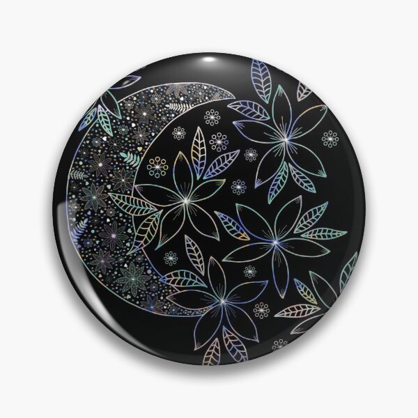 Item preview, Night Skies - Botanical Moon designed and sold by DaintyDoodler.