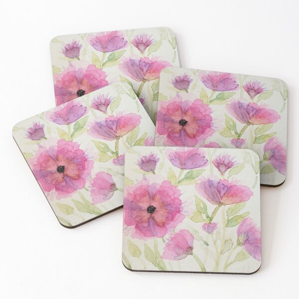 Item preview, Watercolour Layered flowers composition designed and sold by CherylStPierre.
