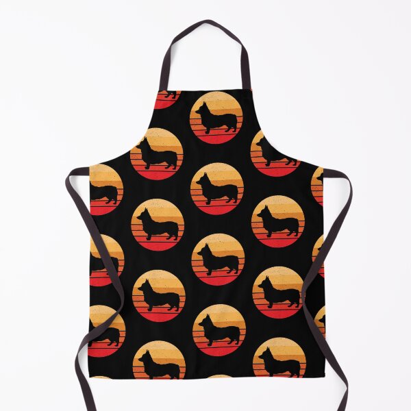 Item preview, Retro Corgi Dog Vintage Silhouette Distressed Sun designed and sold by EstelleStar.