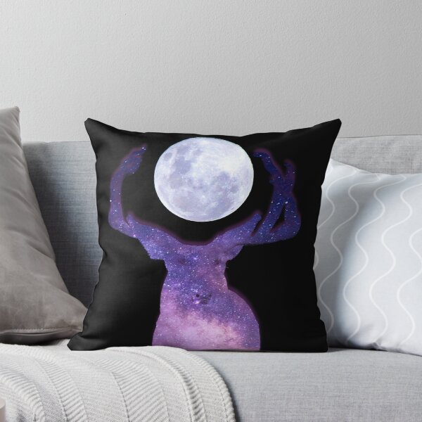 Aperçu de l'œuvre Cerf cosmique sous la lune créée et vendue par It’s Beautiful Designs.