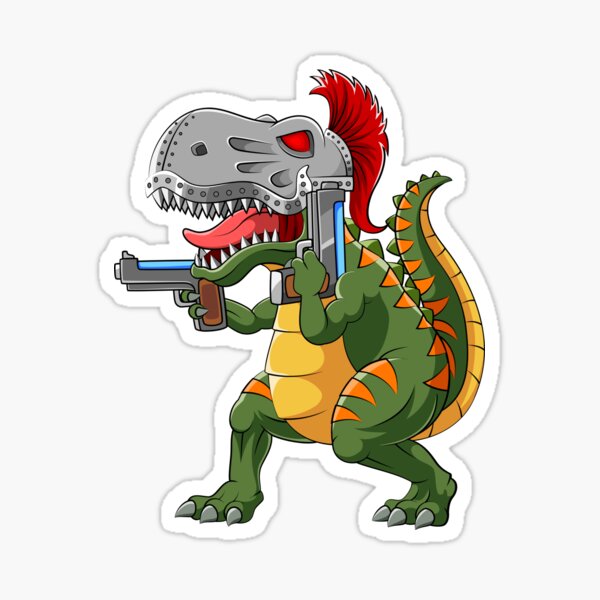 Pegatinas Gamer Rex Redbubble - somos unos pequenos dinosaurios dinosaur simulator roblox