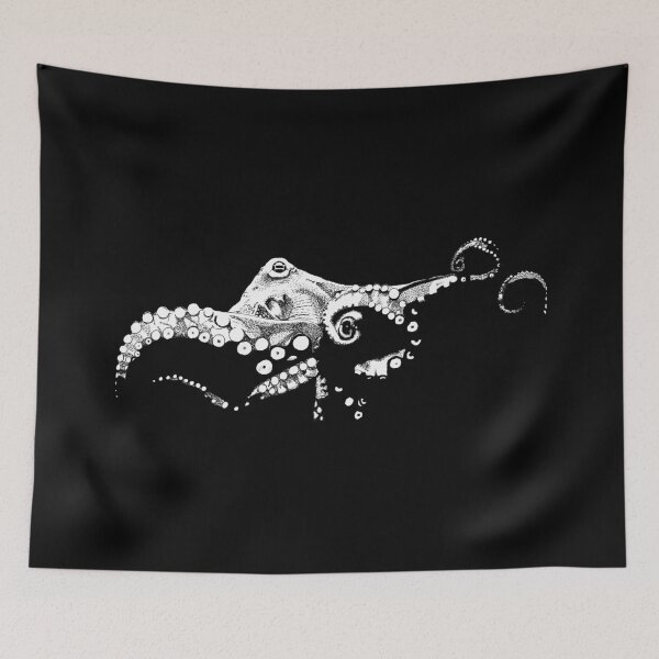 Item preview, Great Pacific Octopus - Pen and Ink Art designed and sold by Adam Bartosik.