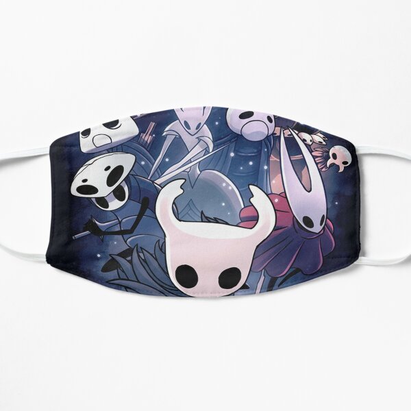 Hollow Knight Face Masks Redbubble   Ur,mask Flatlay Front,product,600x600 