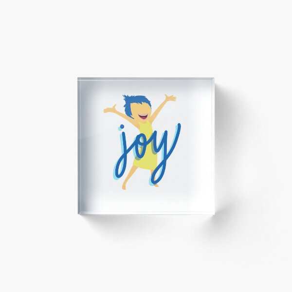 Joy Lettering Acrylic Block