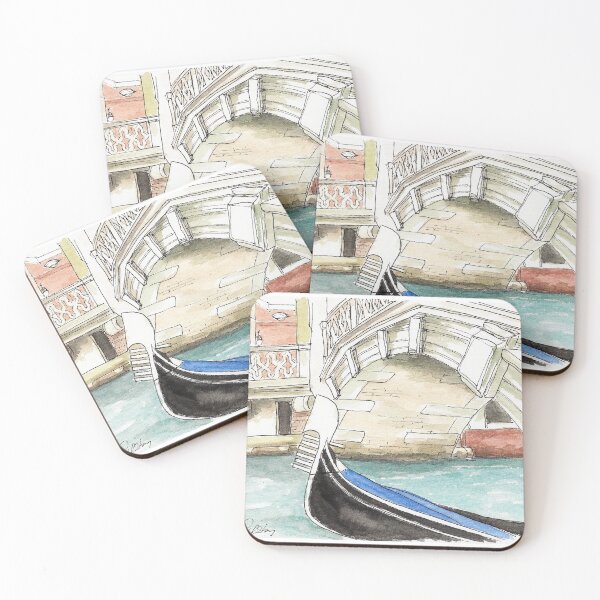 Item preview, Under the bridge, San Marco, Venice designed and sold by BlackSwanArt.