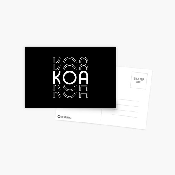 Item preview, Name Koa in Black and White Style designed and sold by Time-is-Money.