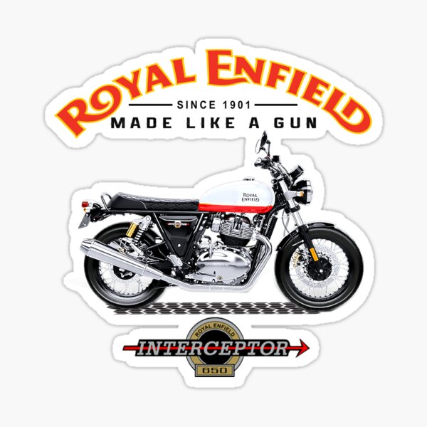 The Royal Enfield Interceptor Sticker