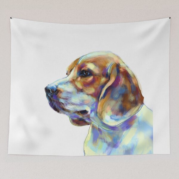 Item preview, Adorable beagle portrait designed and sold by hadkhanong.