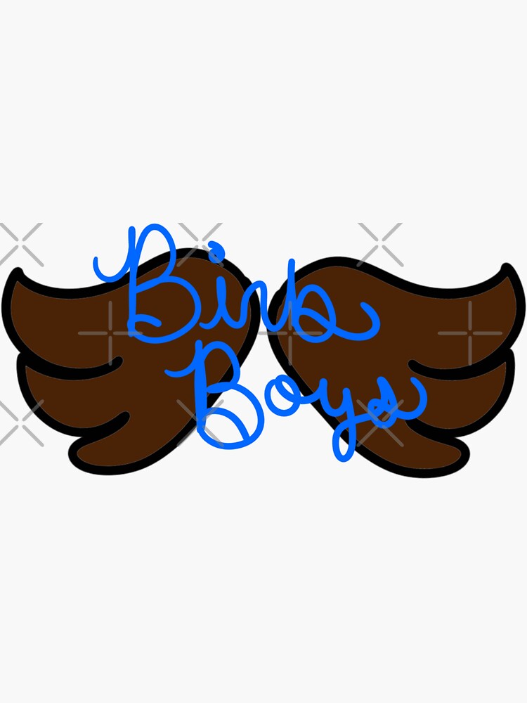 Thumbnail 3 of 3, Sticker, Birb Boys designed and sold by amarajlynn.