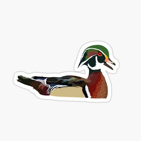 Duck Hunting,Flag,Quack Head,Duck Life,Hunter,Waterfowl,sticker,vinyl decal