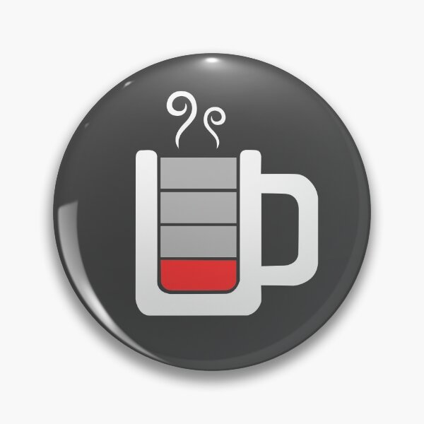 Item preview, Critical Low Coffee Levels Funny Caffeine Battery Humor designed and sold by NicholiCosplay.