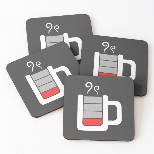 Item preview, Critical Low Coffee Levels Funny Caffeine Battery Humor designed and sold by NicholiCosplay.