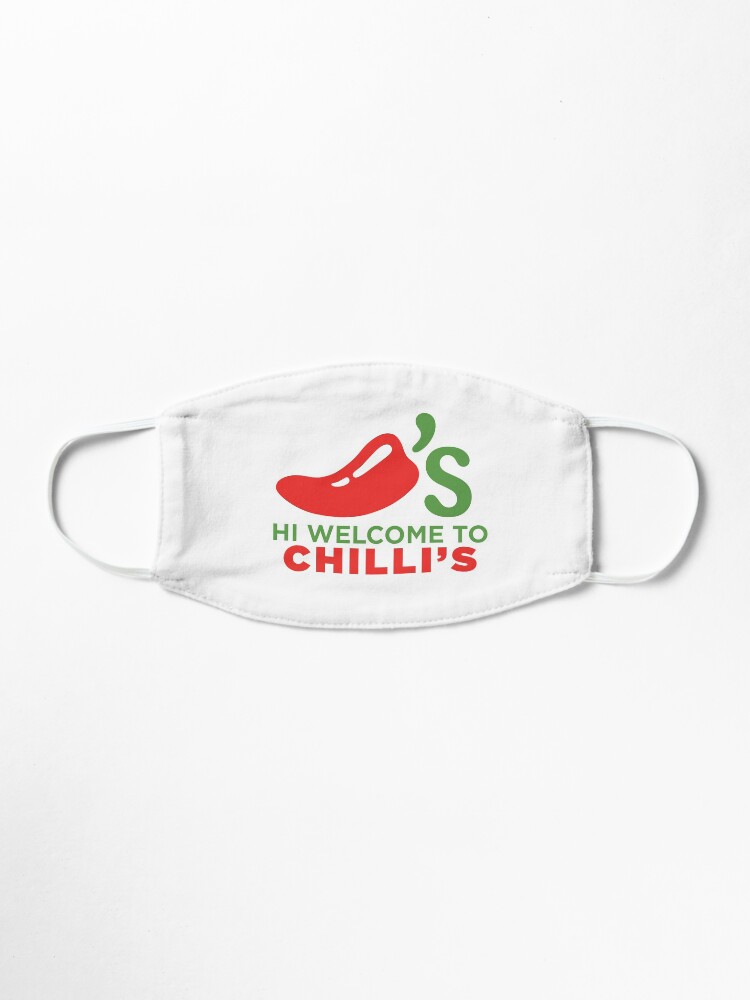 Alternate view of Hi Welcome to Chili's Mask